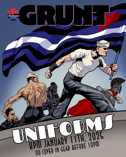 GRUNT Night COLLECTOR'S EDITION Poster - January 2025 - Uniforms