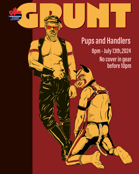 GRUNT Night COLLECTOR'S EDITION Poster - July 2024 Insertion Edition - Pups and Handlers