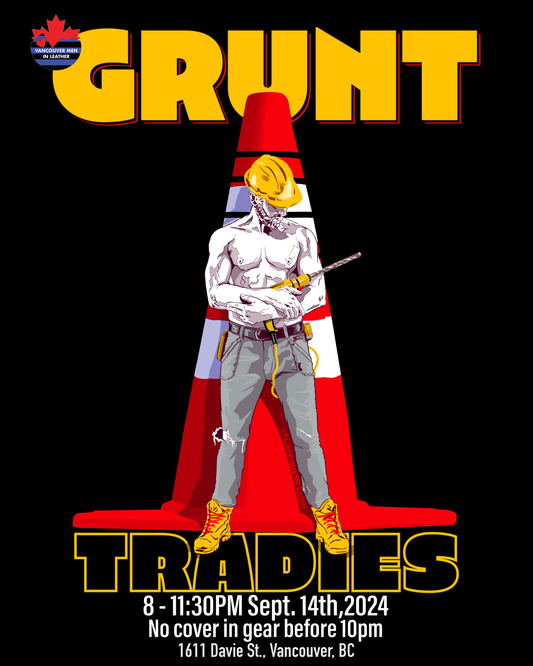 GRUNT Night COLLECTOR'S EDITION Poster - September 2024 - Tradies