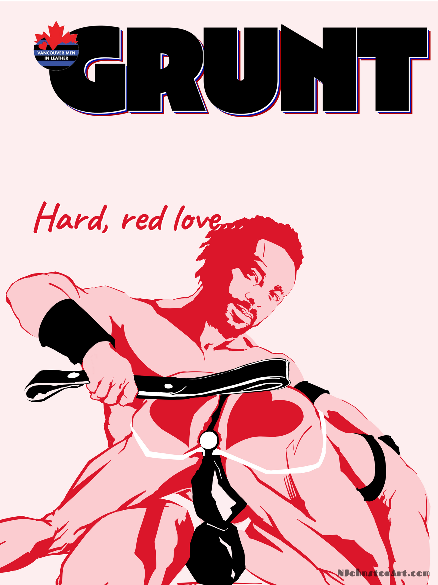 February 2025  - "Red, Hard Love" GRUNT Wallpaper Pack